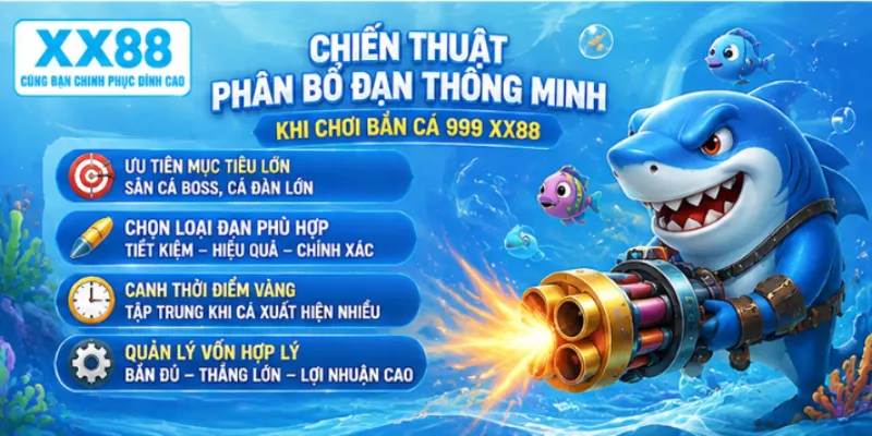 Chiến thuật phân bổ đạn thông minh khi chơi bắn cá 999 XX88